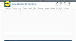 Desktop Screenshot of lidl.es