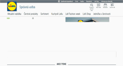 Desktop Screenshot of lidl.cz