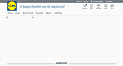 Desktop Screenshot of lidl.nl